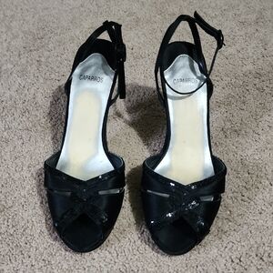 Caparros Black Women's Heels